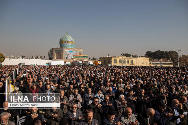 تشییع هشت لاله زهرایی در قزوین