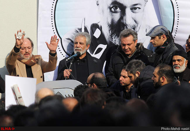 مراسم تشییع پیکر حسن جوهرچی