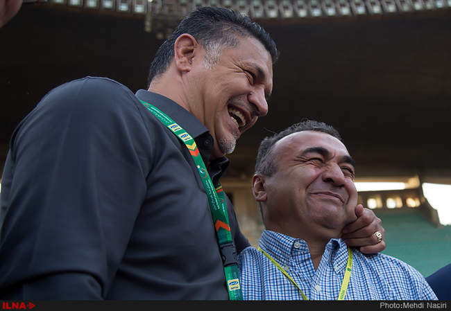 مسابقه فوتبال بین دوتیم نفت تهران و صنعت نفت آبادان