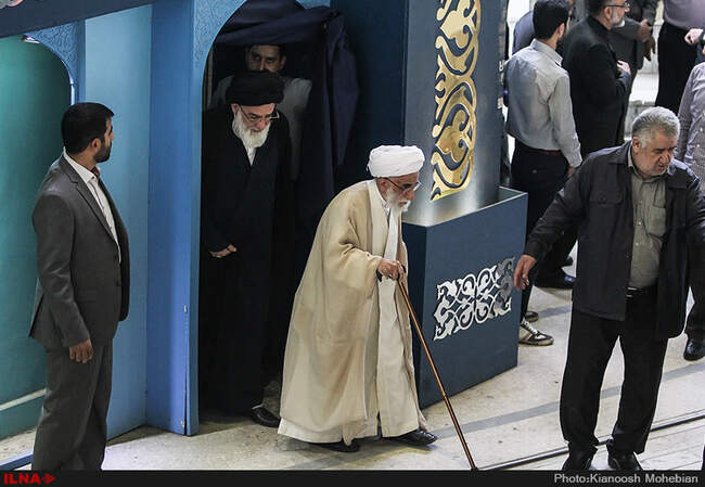 مراسم تشییع پیکر آیت الله خزعلی
