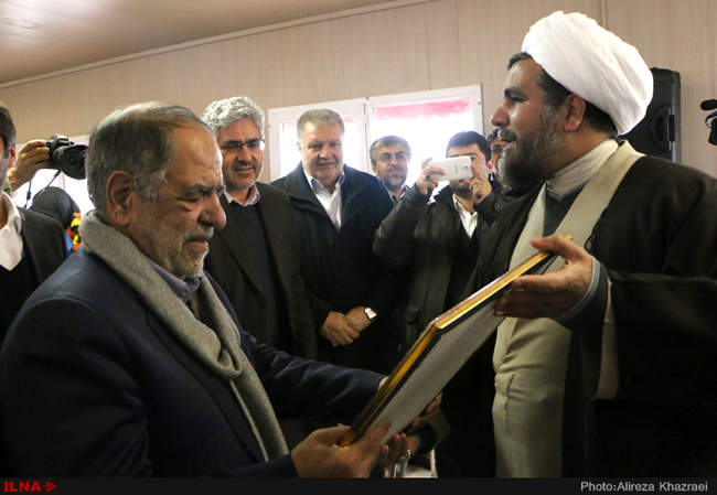 مراسم کلنگ زنی پایانه نوبت دهی کامیون های ترانزیتی در مرز بازرگان 