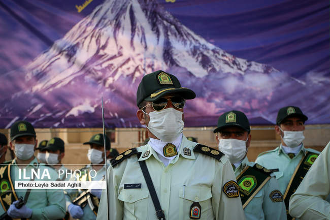 حضور  سردار رحیمی در مراسم صبحگاهی ستاد فاتب تهران