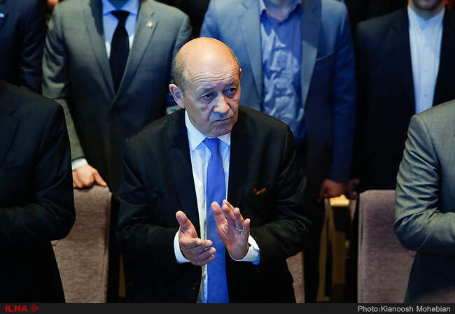تصاویری از افتتاحیه «لوور در تهران» با حضور وزیر خارجه فرانسه