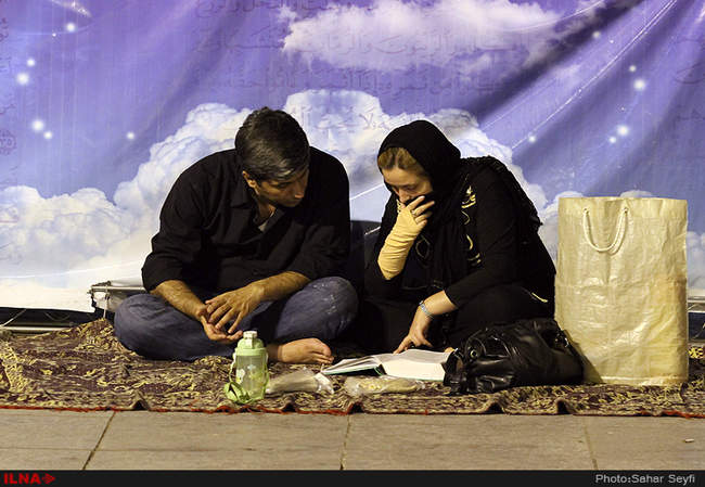 مراسم احیا شب نوزدهم ماه رمضان در میدان امام حسین (ع)/1