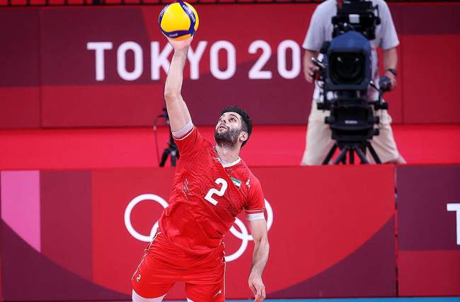 والیبال توکیو: گزارش تصویری دیدار ایران و ایتالیا