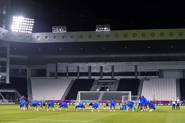 آخرین تمرین فرانسه پیش از جدال با لهستان؛ برای دفاع از عنوان قهرمانی 