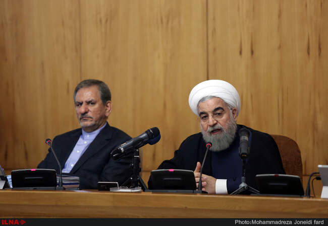 جلسه امروز هیئت دولت با حضور وزرای جدید 