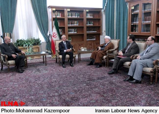 دیدار پروفسور سمیعی با آیت الله هاشمی