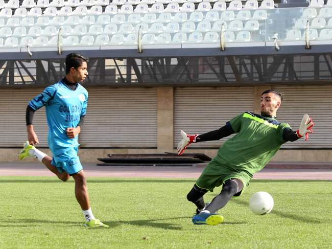گزارش تصویری تمرین گل گهر سیرجان بعد از بازی نفت مسجد سلیمان