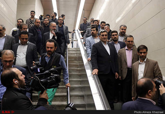 آیین بهره برداری از سه ایستگاه خط هفت مترو تهران