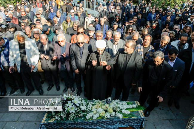 مراسم تشییع پیکر هادی مرزبان