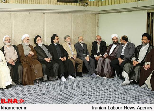 دیدار اقشار مختلف مردم با رهبر معظم انقلاب به مناسبت عید غدیر