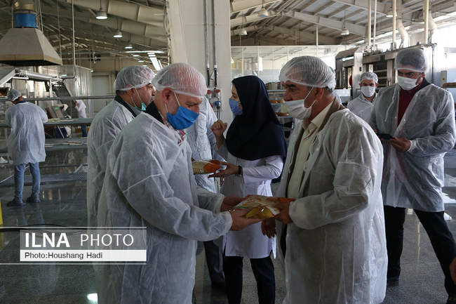 دیدار دبیر کل خانه کارگر با بخشدار فشافویه و بازدید از واحد های تولید