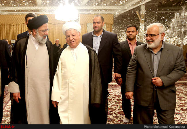 دیدار آیت الله هاشمی رفسنجانی با تولیت آستان قدس رضوی