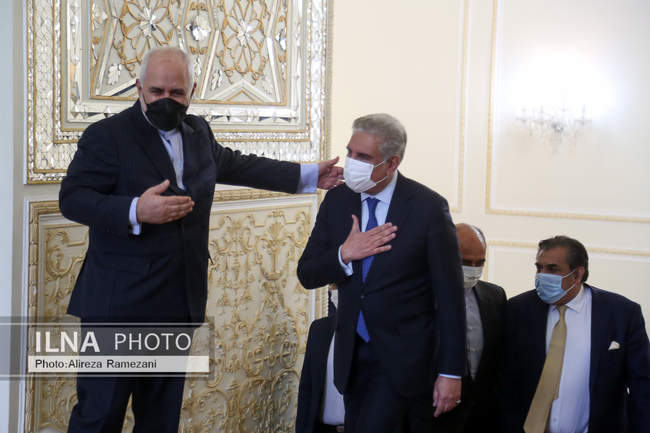 دیدار وزیر امور خارجه پاکستان با محمد جواد ظریف