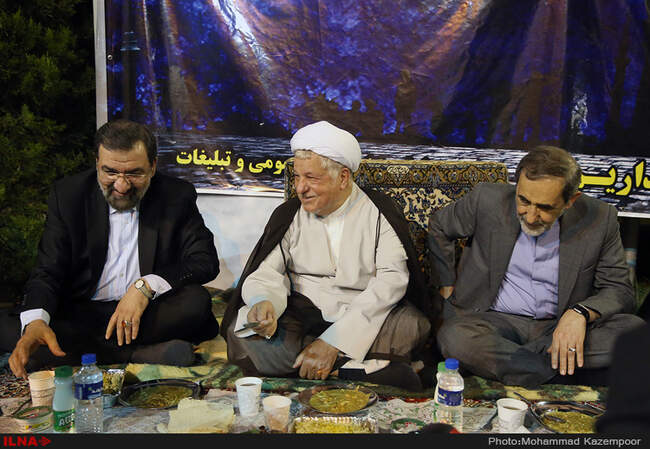 مراسم افطاری دوازدهمین روز ماه مبارک رمضان با حضور آیت الله هاشمی رفسنجانی