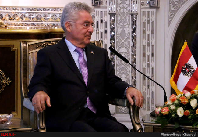 دیدار رییس جمهوری اتریش با آیت الله‌هاشمی رفسنجانی رییس مجمع تشخیص �