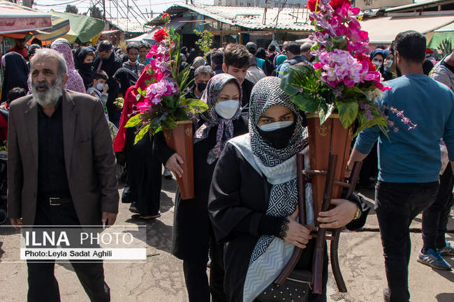 بازار گل شهید محلاتی در آستانه سال ۱۴۰۱