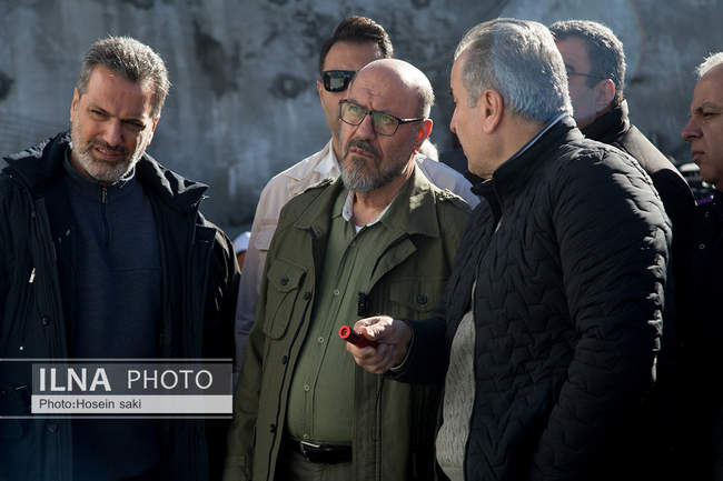 بازدید رئیس بنیاد مستضعفان از فاز ۳ آزادراه تهران شمال