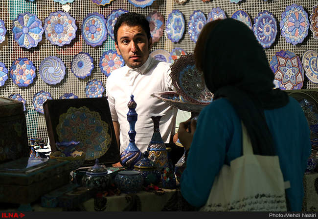 افتتاح پنجمین نمایشگاه بین‌المللی صنایع دستی کشور 
