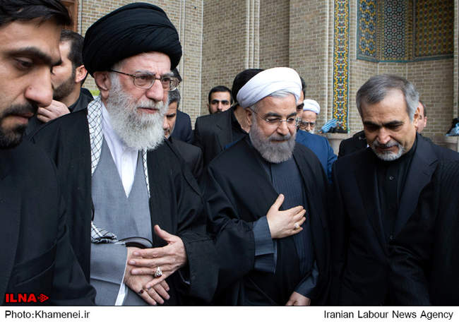 مراسم ترحیم والده رئیس جمهور در تهران