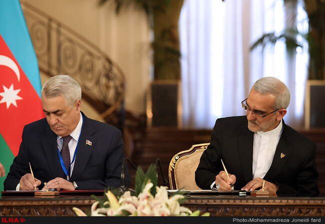 دیدار حسن روحانی با الهام علی اف رئیس جمهور آذربایجان