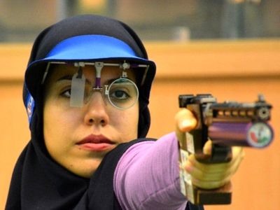  مسابقات جهانی تیراندازی؛ سبقت الهی هفتم شد