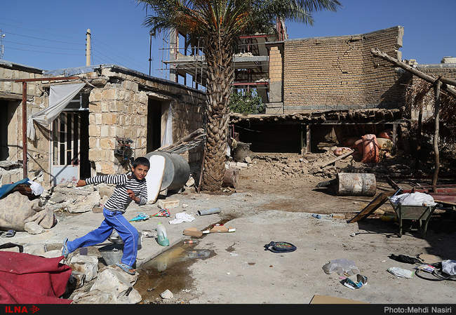 دشت ذهاب در پنجمین روز پس از زلزله/1