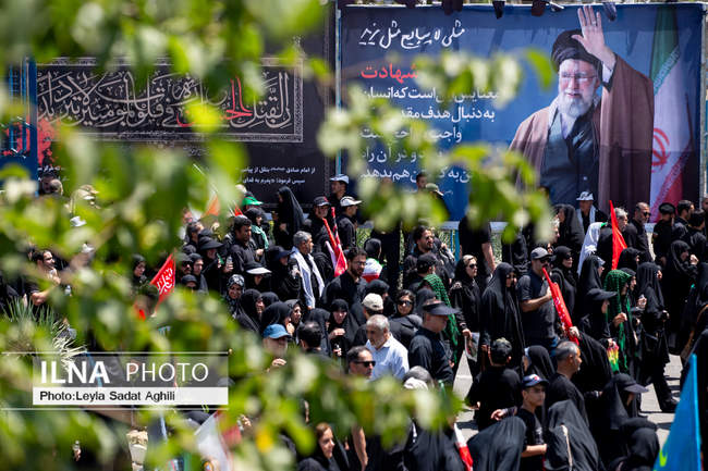 دومین روز مراسم وداع با رهبر شهید انقلاب در مصلای تهران/ 10