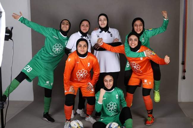 فتوشات‌های تیم فوتسال بانوان هیات فوتبال خراسان رضوی