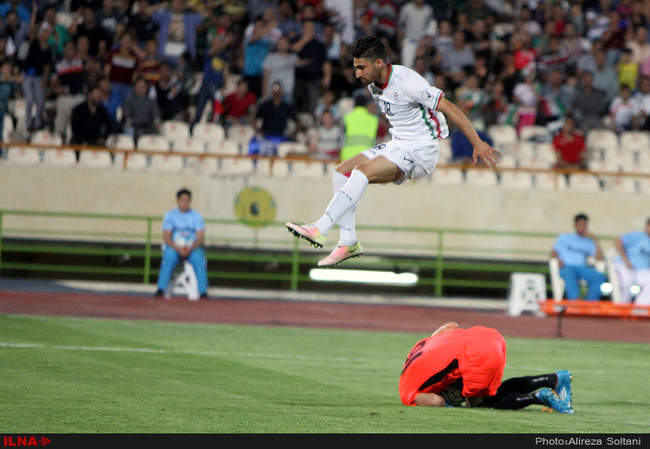 دیدار دوستانه فوتبال ایران۶-قرقیزستان۰