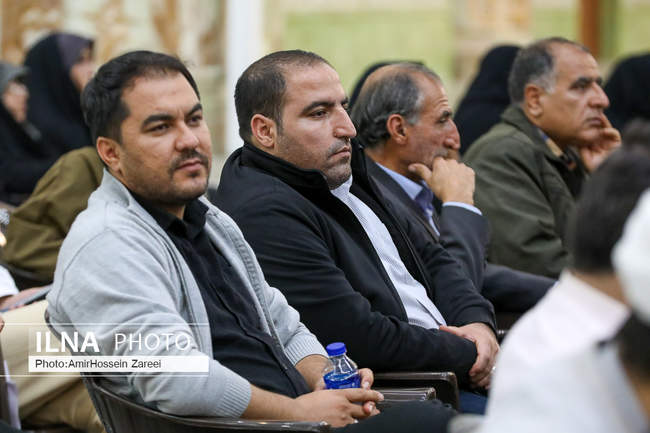 مراسم چهلمین روز درگذشت سینا علیخانی در حرم مطهر امام خمینی (ره)