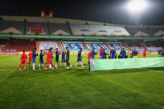 تصاویر ابتدایی دیدار استقلال و پرسپولیس