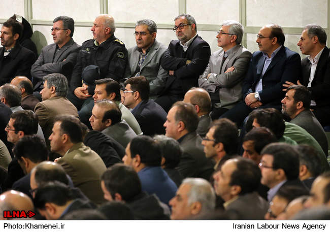 دیدار رهبر انقلاب با فعالان محیط زیست