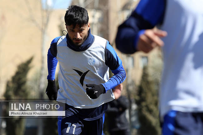 تمرین تیم فوتبال استقلال تهران