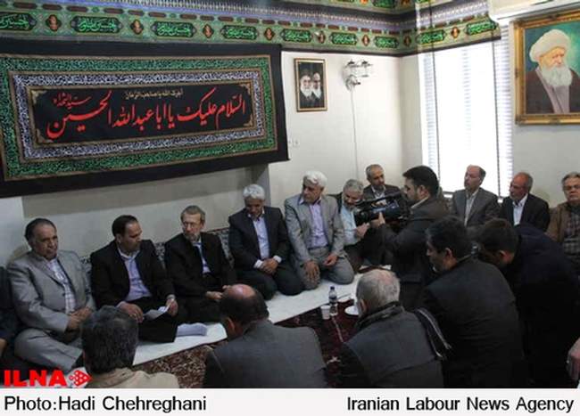 دیدار رئیس مجلس با هئیت رئیسه اتاق اصناف قم
