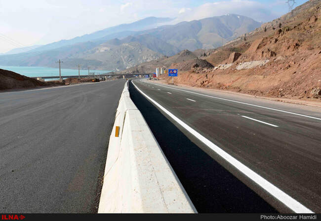  مراحل تکمیل آزادراه قزوین رشت محدوده منجیل رودبار