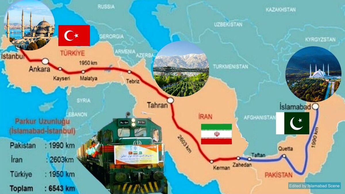 قطار باری خط پاکستان- ایران- ترکیه راه‌ افتاد/ تردد از کریدور ITI ادامه‌دار است    