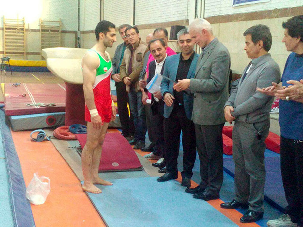 تجلیل از سعیدرضا کیخا ژیمناستیک کار هنری ایران