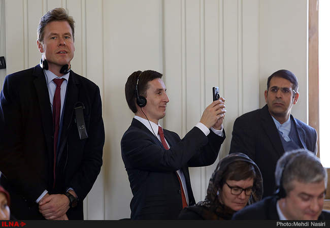 دیدار وزیرامورخارجه دانمارک با محمد جواد ظریف