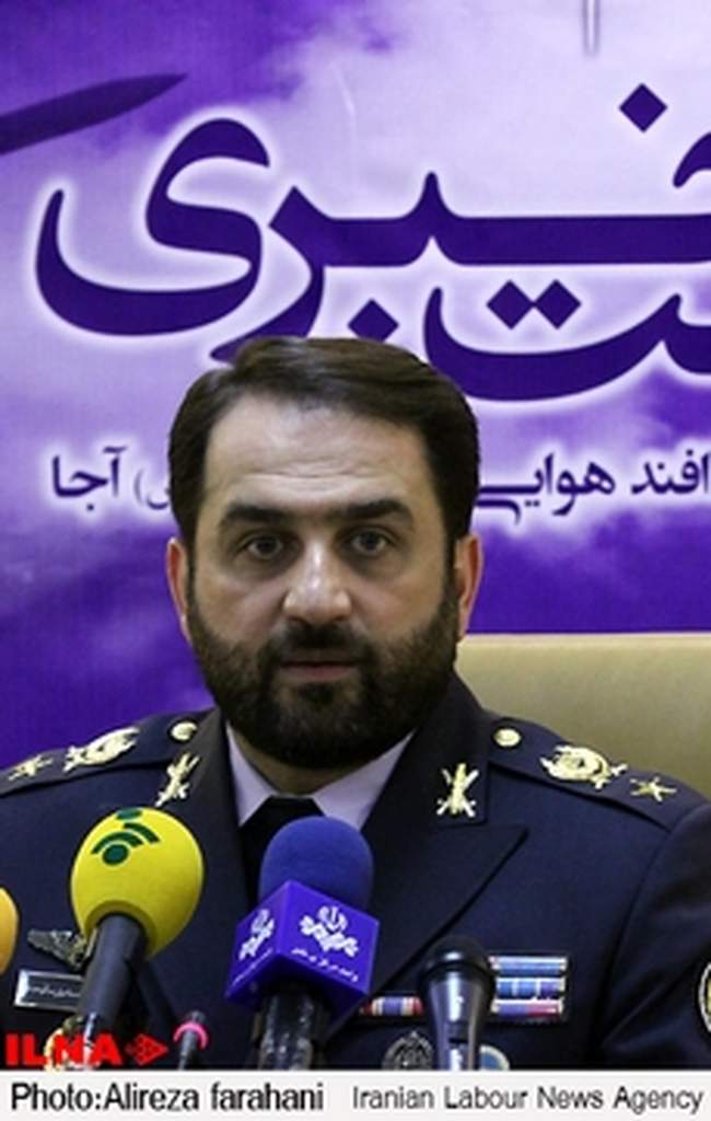 نشست خبری فرمانده پدافند هوایی خاتم‌الانبیا(ص)