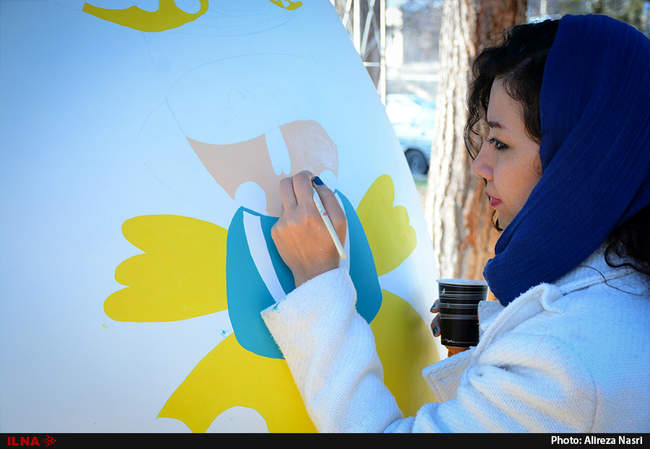 جشنواره تخم مرغ رنگی در قزوین 