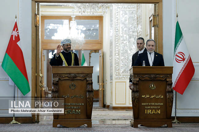 دیدار وزیر خارجه عمان با وزیر خارجه ایران