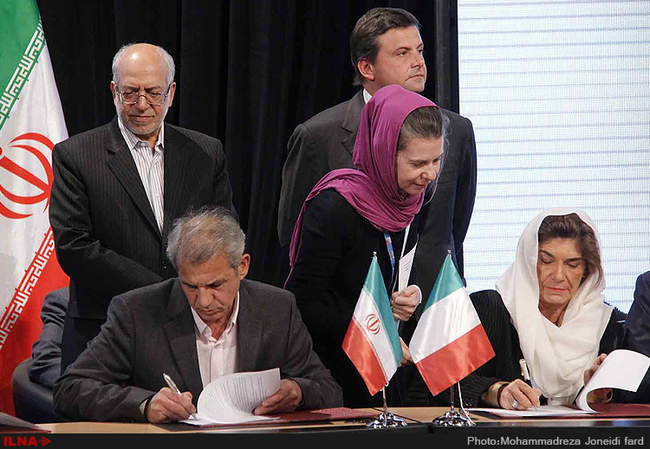 نشست مشترک تجار و صاحبان صنایع ایران و ایتالیا