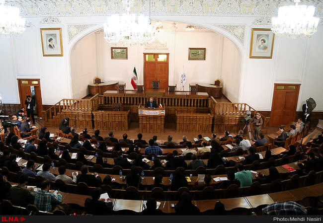 نشست خبری رئیس مجلس شورای اسلامی 