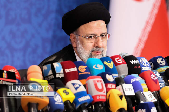  نشست خبری ابراهیم رئیسی