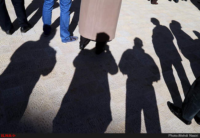 مراسم تشییع پیکر هادی مشکات