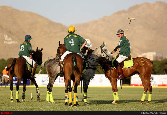 مسابقه چوگان تیم های آفریقای جنوبی و پاکستان