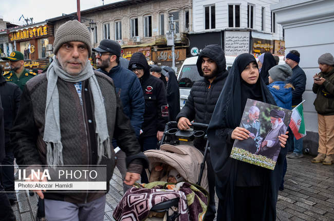 راهپیمایی 22 بهمن در استان گیلان ( رشت )
