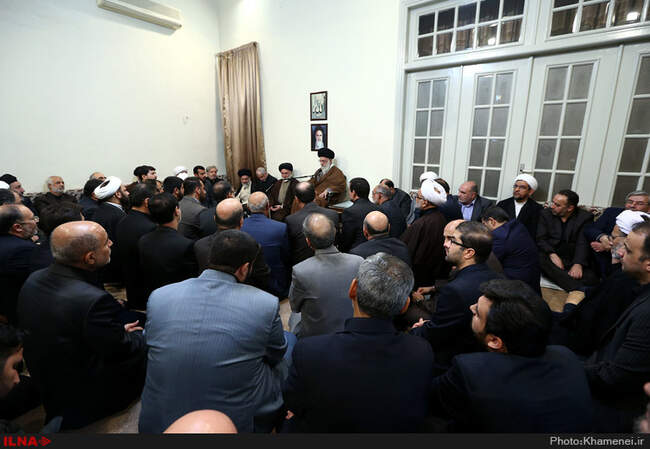 دیدار مسئولان و دست‌اندرکاران حج با رهبر انقلاب